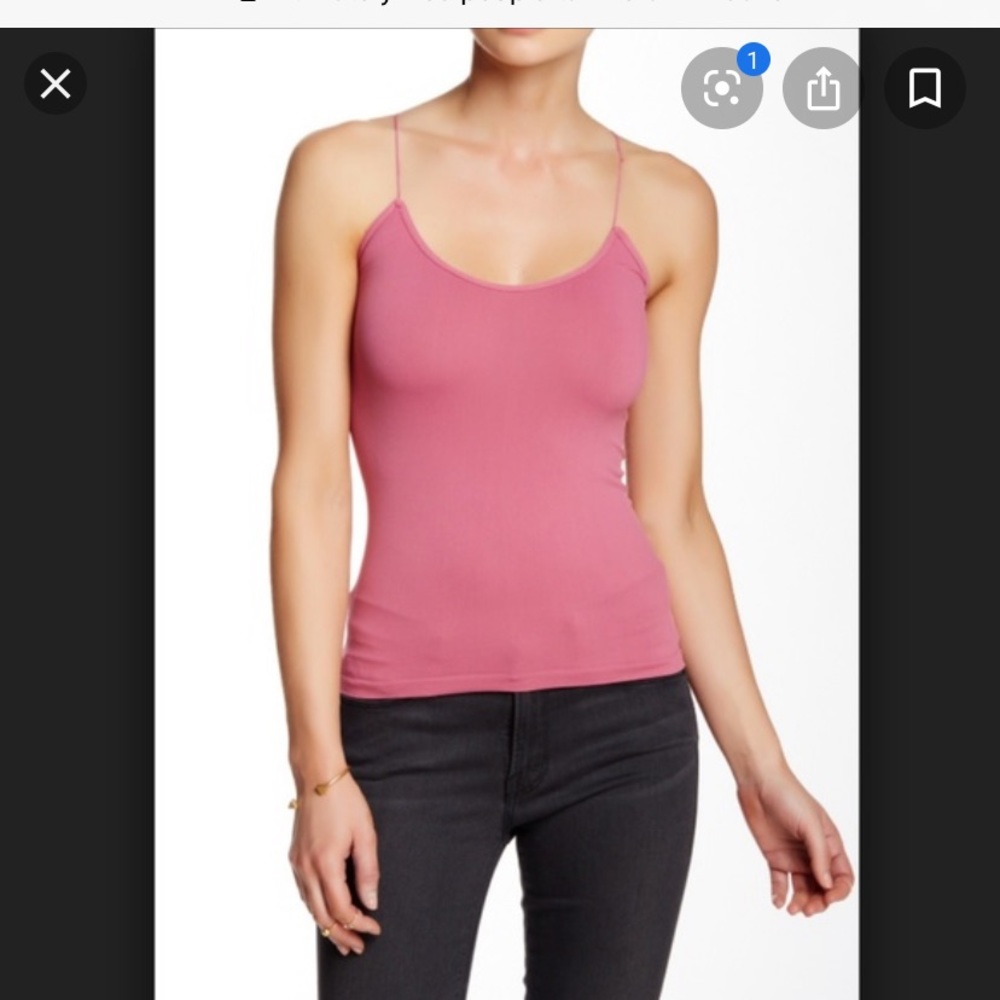 Intimately brain tank top mauve color m/l